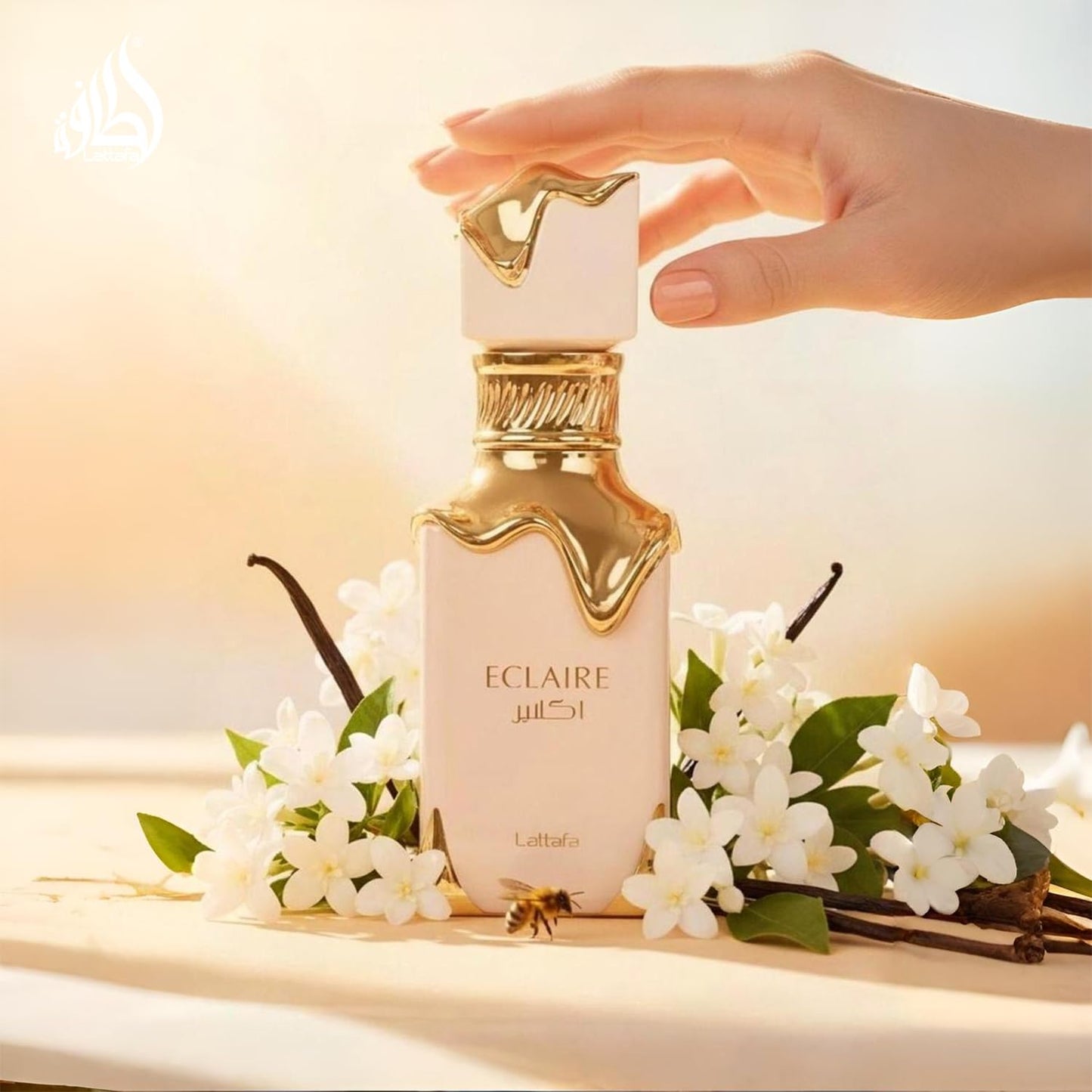 Lattafa Eclaire - Vanilla, Caramel, Sweet, Floral - Eau de Parfum Long-Lasting Fragrance for Women, 3.40 Ounce / 100 ml Beauty and Personal Care Lattafa