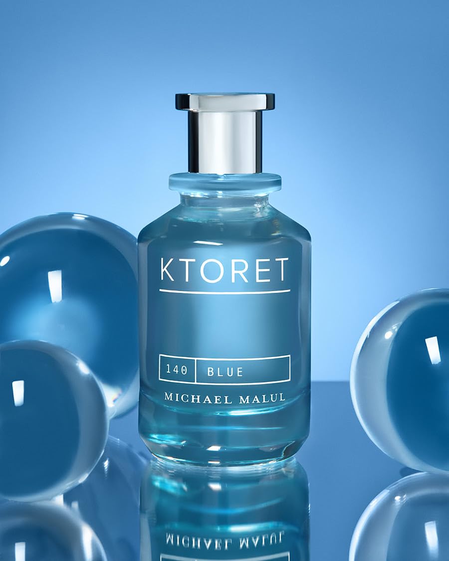 Michael Malul KTORET 140 Blue, 3.4 oz Men's Fragrance Eau de Parfum, Fresh Fragrance for Men 100ml