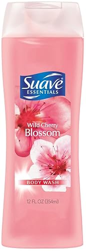 Suave, Essentials Body Wash 12oz, wild cherry blossom, 12 Fl. Oz