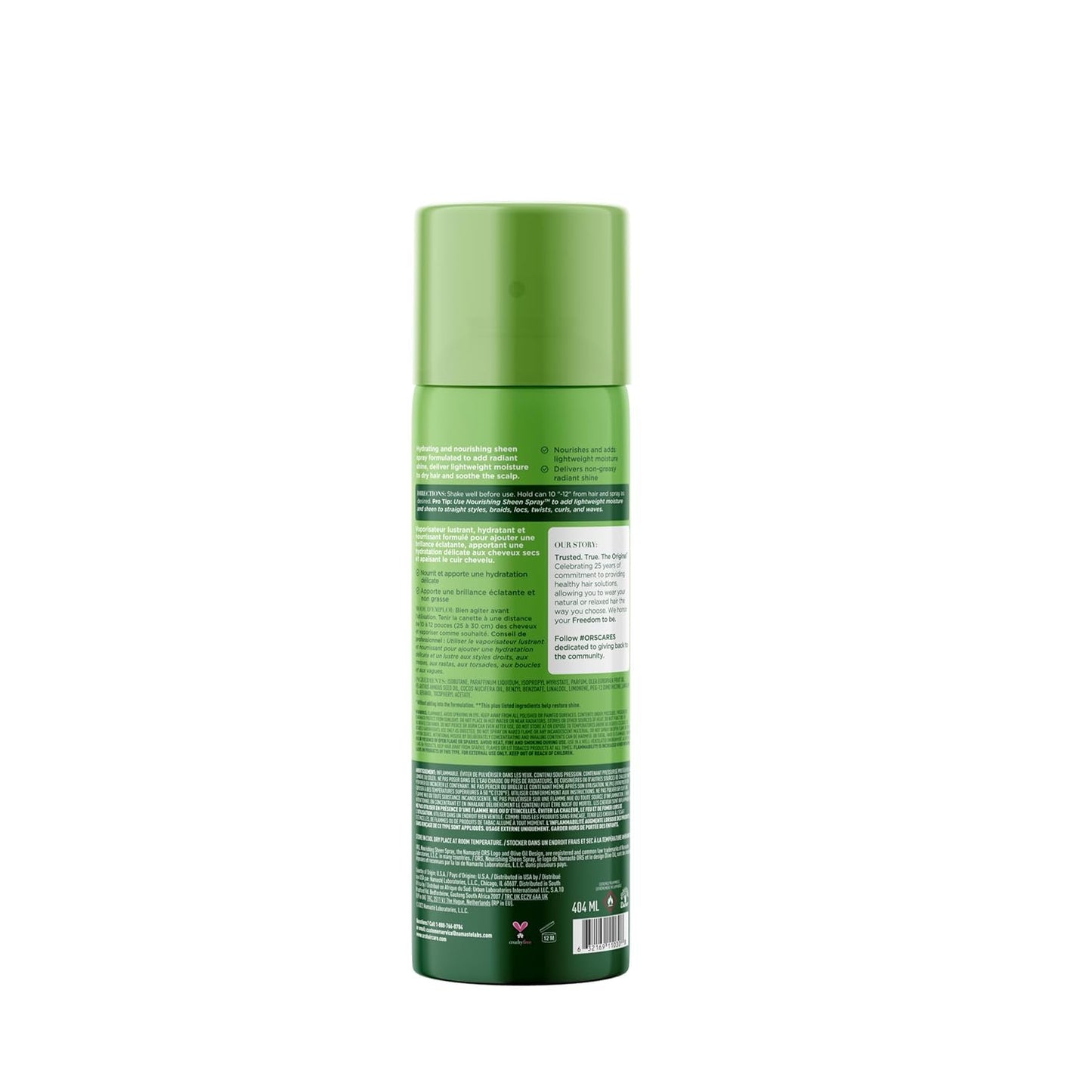 ORS Olive Oil Nourishing Sheen Spray infused with Coconut Oil 10 ounces