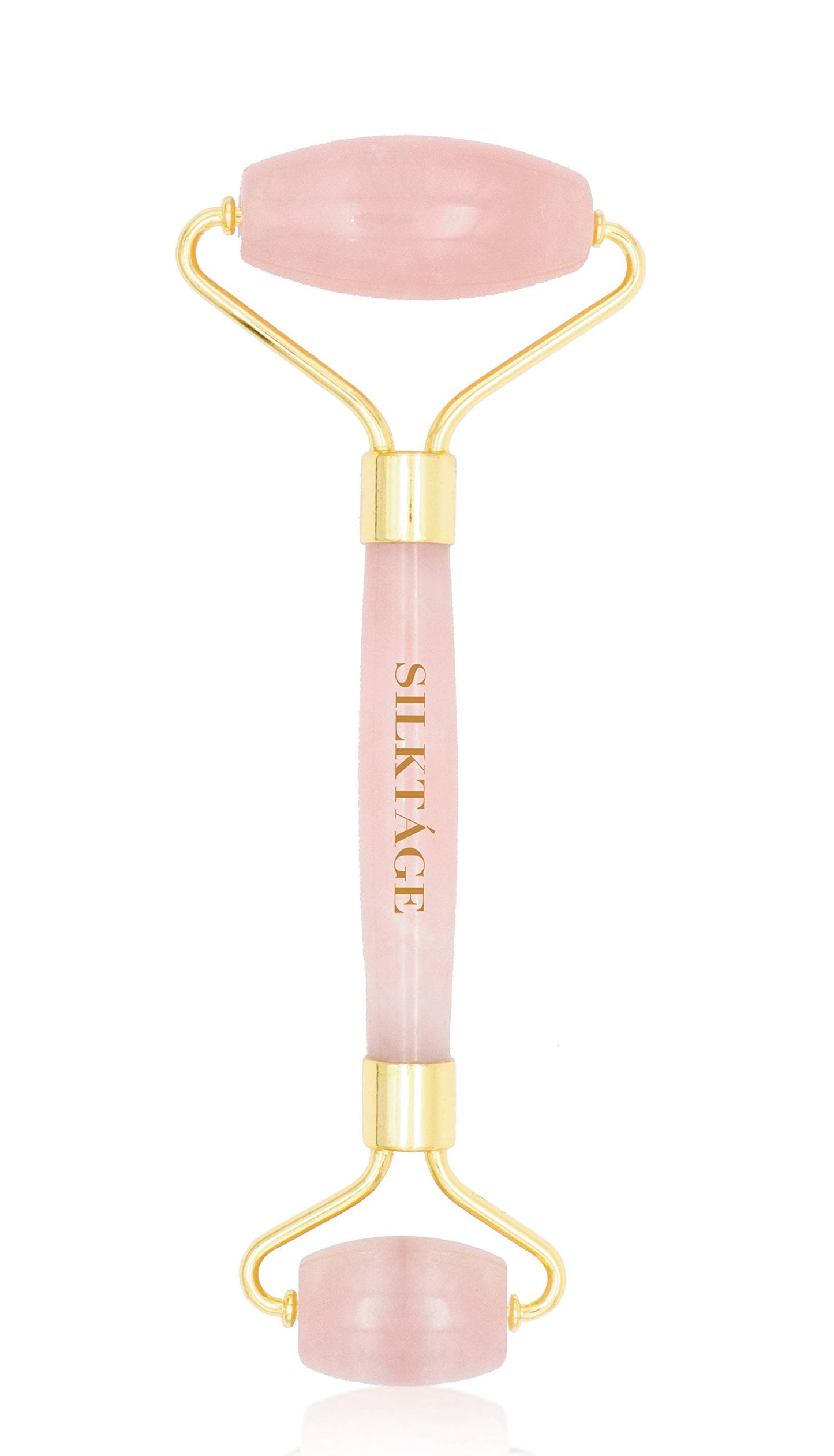 SILKTA?GE ROSE QUARTZ FACIAL ROLLER