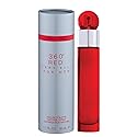 Perry Ellis 360° Red Eau De Toilette Spray for Men - Mens Cologne, Long Lasting Perfume, EDT, Fragrance with Notes of Clove, Cinnamon & Patchouli