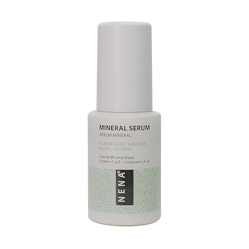 NENA Skincare Mineral Serum - Vitamin C Serum with Hyaluronic Acid - Face Lotion for Deep Hydration, Firmness and Elasticity - All Skin Types - 1 oz Beauty & Personal Care NENA