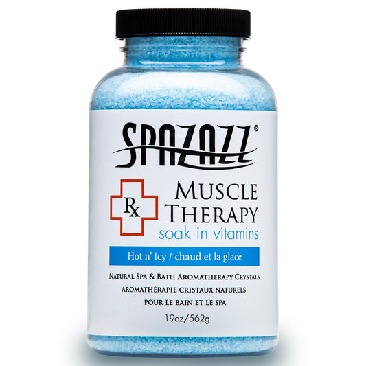 Spazazz SPZ-601 RX Therapy Crystals Container Bath Minerals, 19-Ounce, Muscular Therapy Hot N' Icy Beauty and Personal Care Spazazz