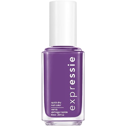 essie Expressie Nail Polish, Quick-Dry Grape Purple Nail Polish, Vegan, IRL, 0.33 fl oz Beauty & Personal Care essie