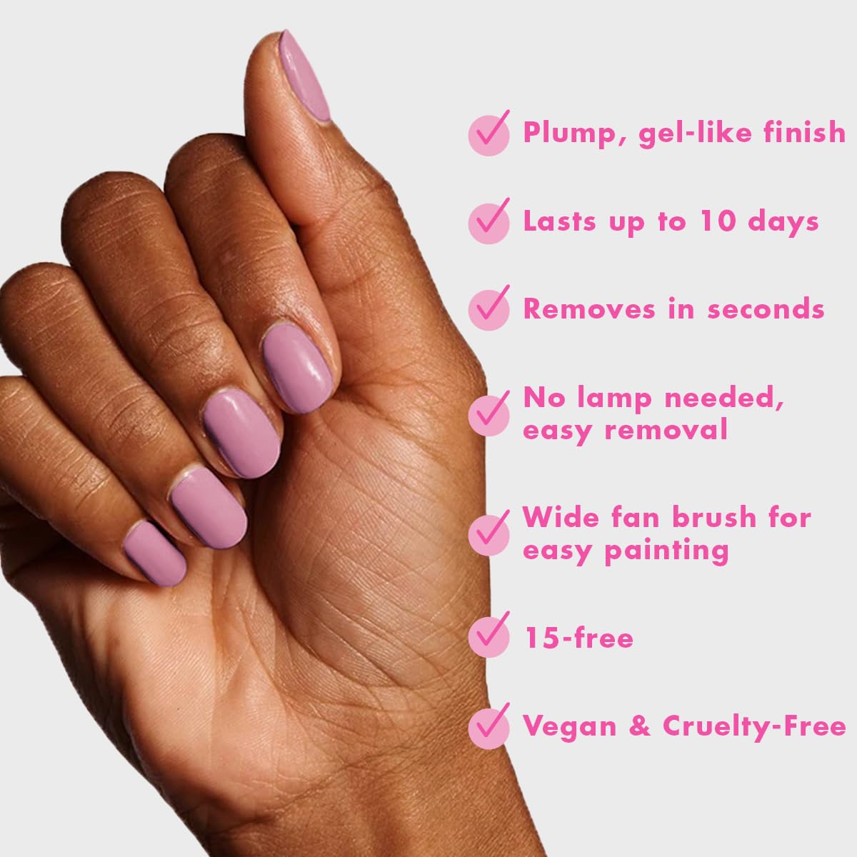 Olive & June Long Lasting Nail Polish | Plump Gel-Like Finish No Lamp Needed | Lasts up to 10 days | Salon-Quality 15-Free Vegan & Cruelty-Free Beauty & Personal Care Olive & June