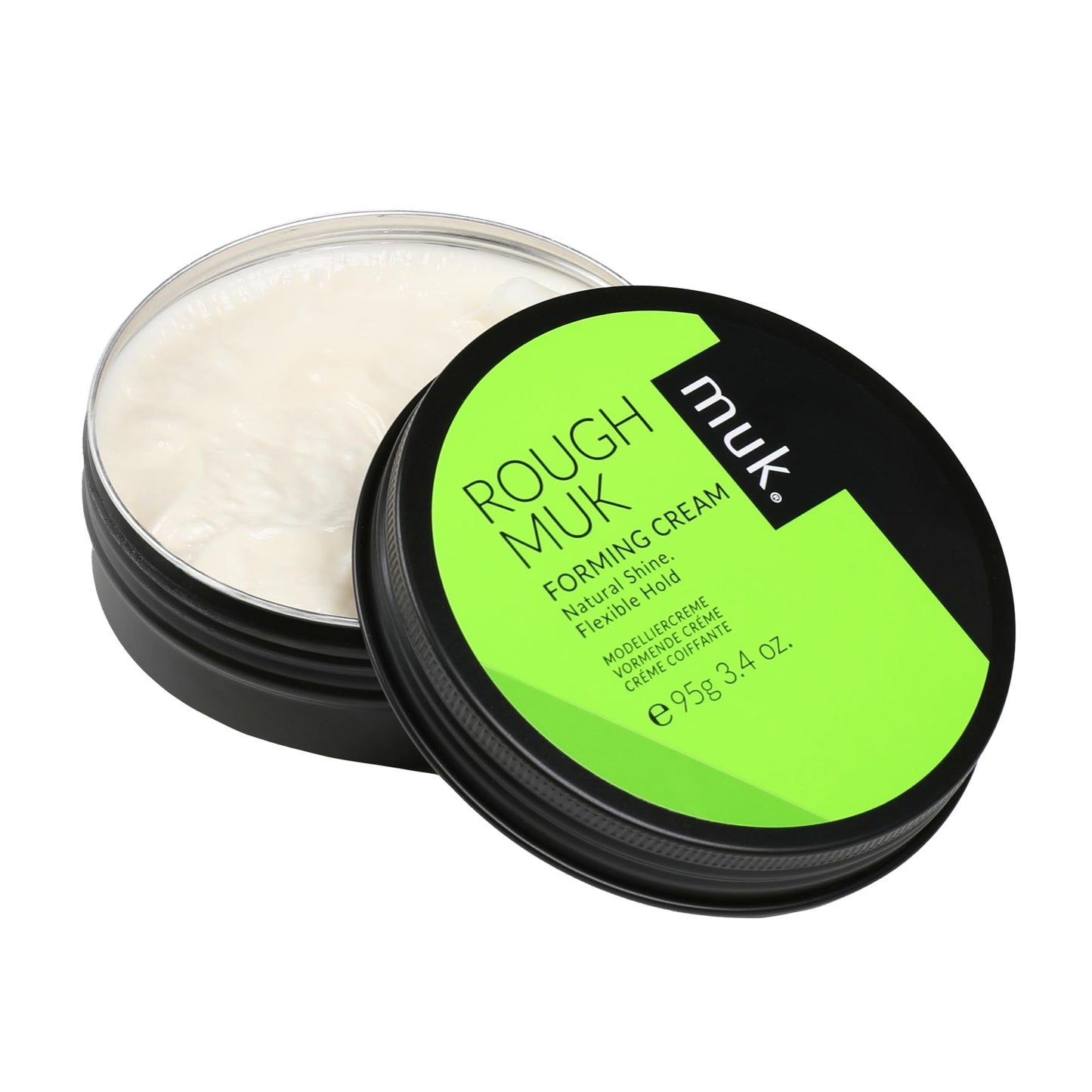 MUK. Haircare Rough Flexible Hold Forming Cream, Natural Sheen Cream - 3.4oz