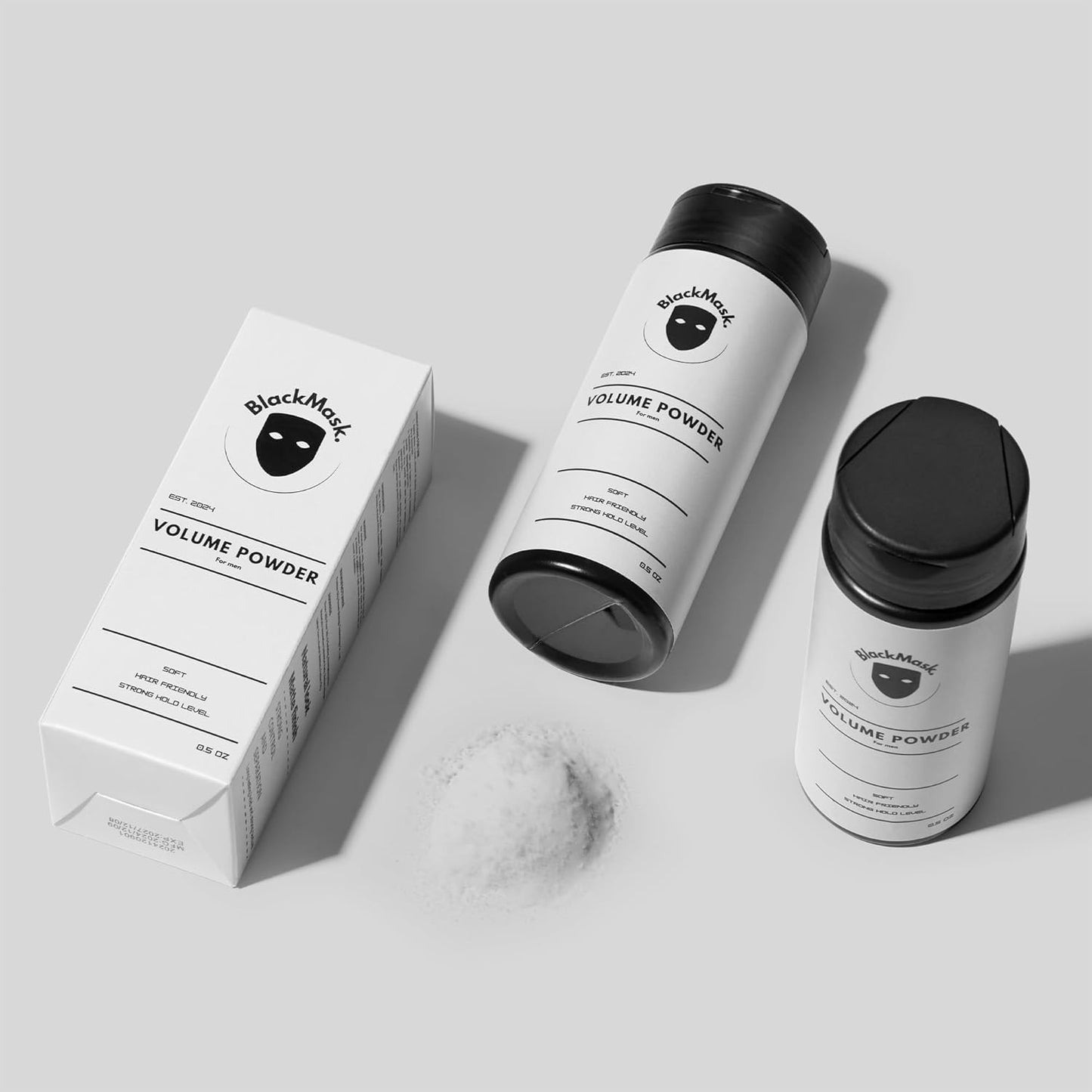 BlackMask Texture Powder for Men, Easy to Apply - Instantly Adds Texture & Volume, Strong Hold, Hair Powder for Men (Pack of 2) Beauty and Personal Care BlackMask