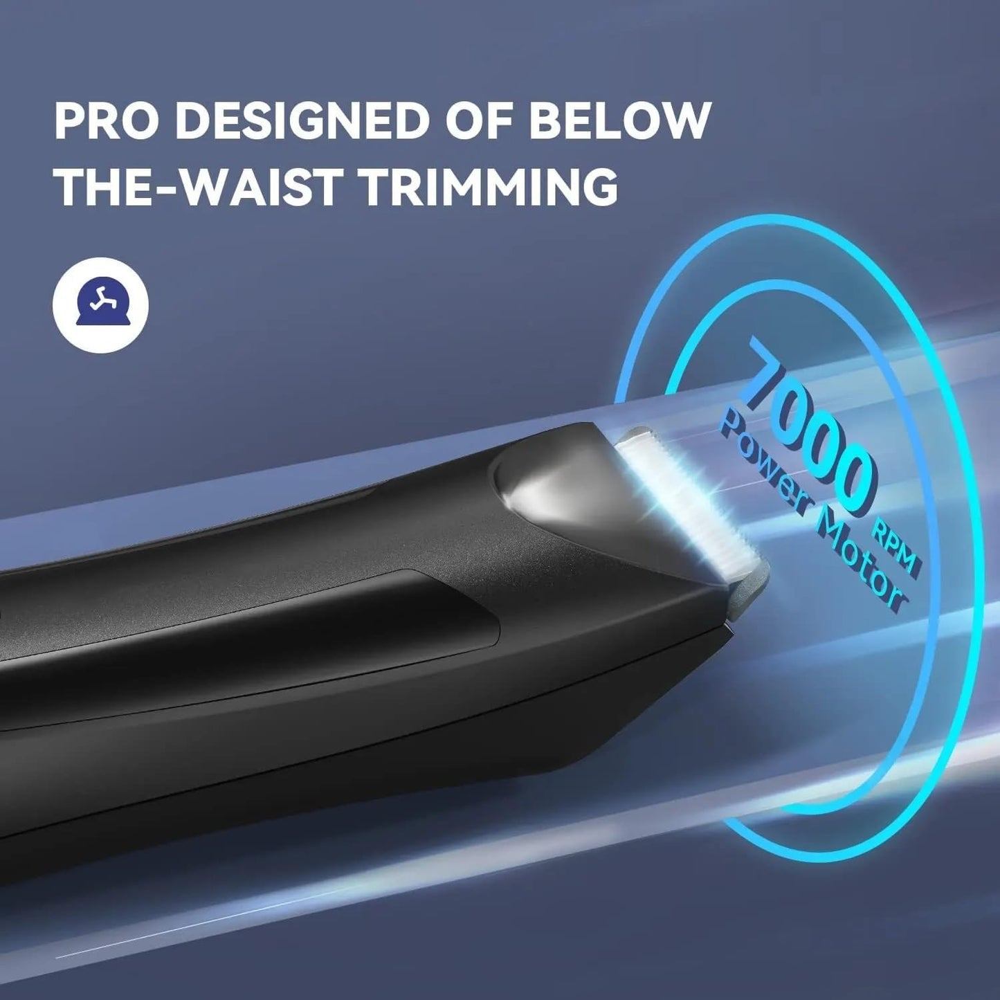 QDKVTNDJZ Hair Clippers for Men, Electric Body Trimmer Shaver Waterproof Groin for Ball USB Recharge Dock Grooming Kit Beauty and Personal Care QDKVTNDJZ