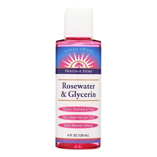 Heritage Products Rosewater and Glycerin - 4 Fl Oz