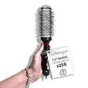 Cricket Technique Thermal Hair Brush #350 1.5” for Curling, and Styling - Heat-Retaining Barrel with Anti-Static Tourmaline Bristles, Round Thermal