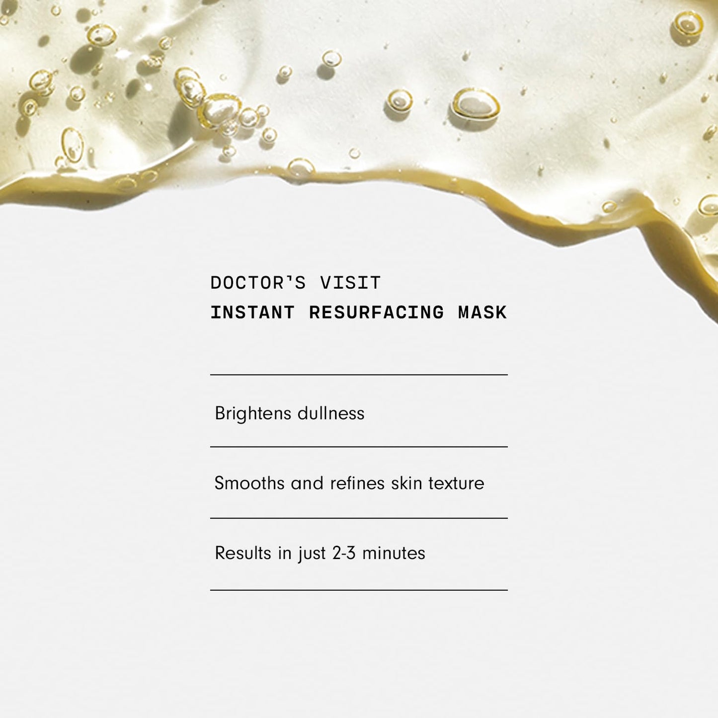 Versed Doctor’s Visit Instant Resurfacing Face Mask - AHA, BHA and Enzyme Exfoliating Mask Helps Reduce Hyperpigmentation - Smooth and Moisturize Skin