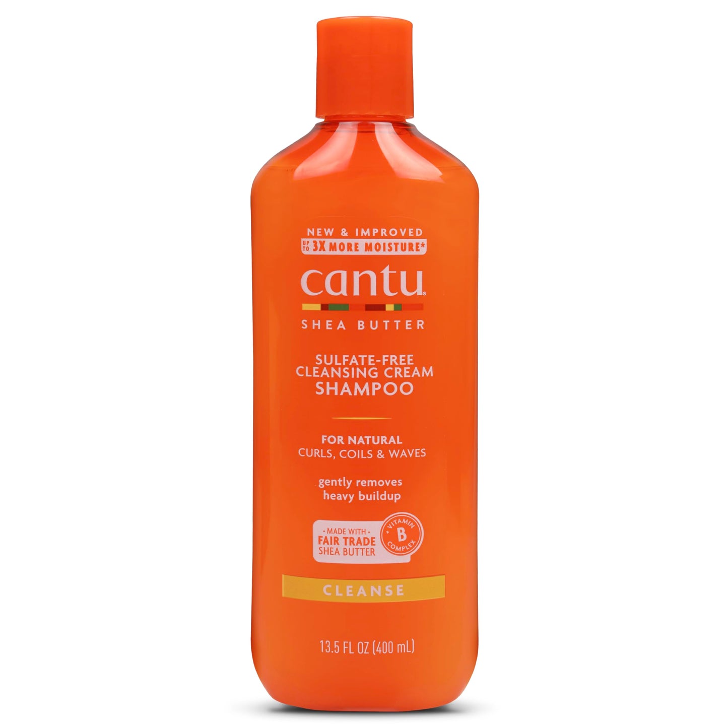 Cantu Sulfate-Free Cleansing Cream Shampoo with Shea Butter for Natural Hair, 13.5 oz Beauty and Personal Care Cantu Default Title