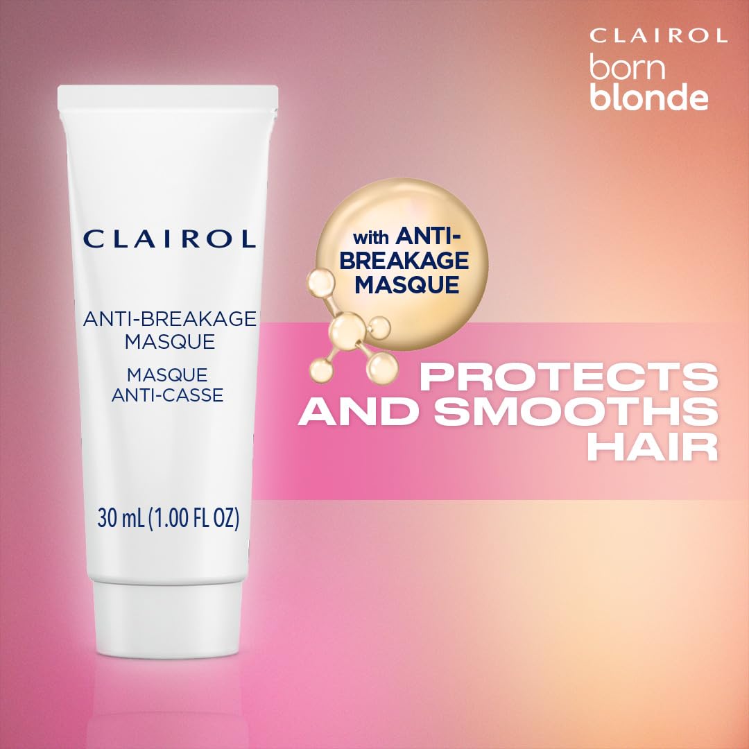 Clairol Born Blonde Extra Blonde Bleach Kit, Complete Lightening System, Up to 6 Levels Lighter Hair Color, Pack of 1 - Packaging May Vary