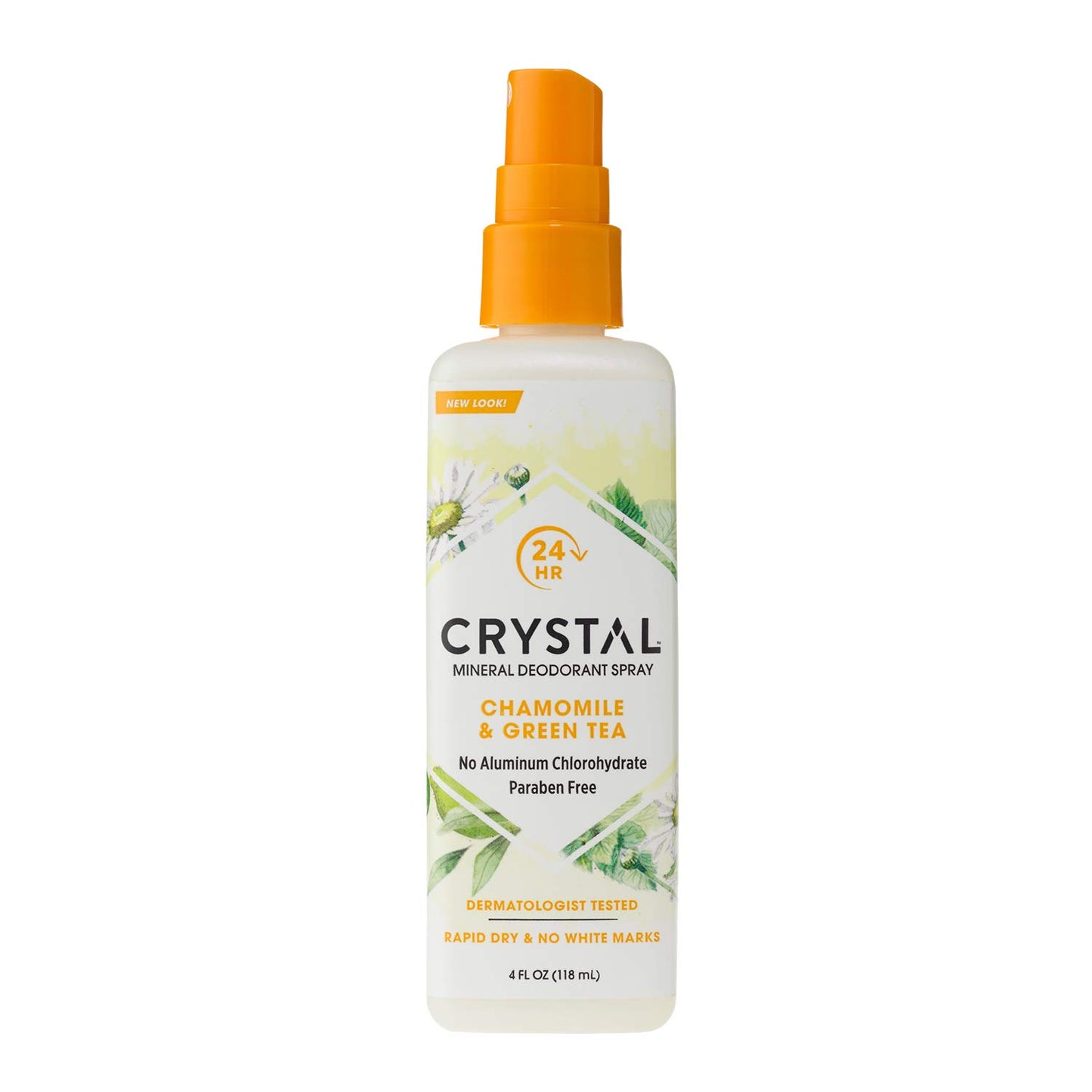 Crystal Essence Mineral Deodorant Spray, Chamomile & Green Tea 4 oz (Pack of 12) Beauty and Personal Care Crystal Essence