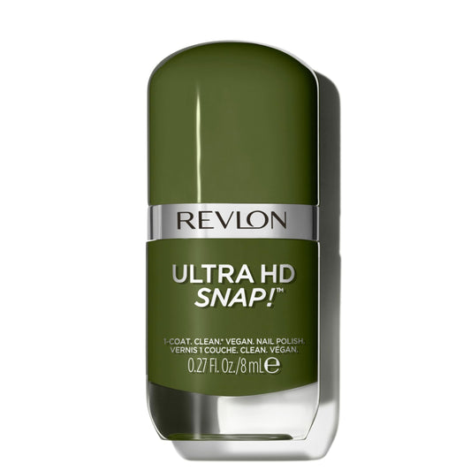 Revlon Ultra HD Snap Nail Color, Natural Rich Glossy Polish, 100% Vegan Formula, No Base or Top Coat Needed, 022 Commander in Chief, 0.27 fl oz