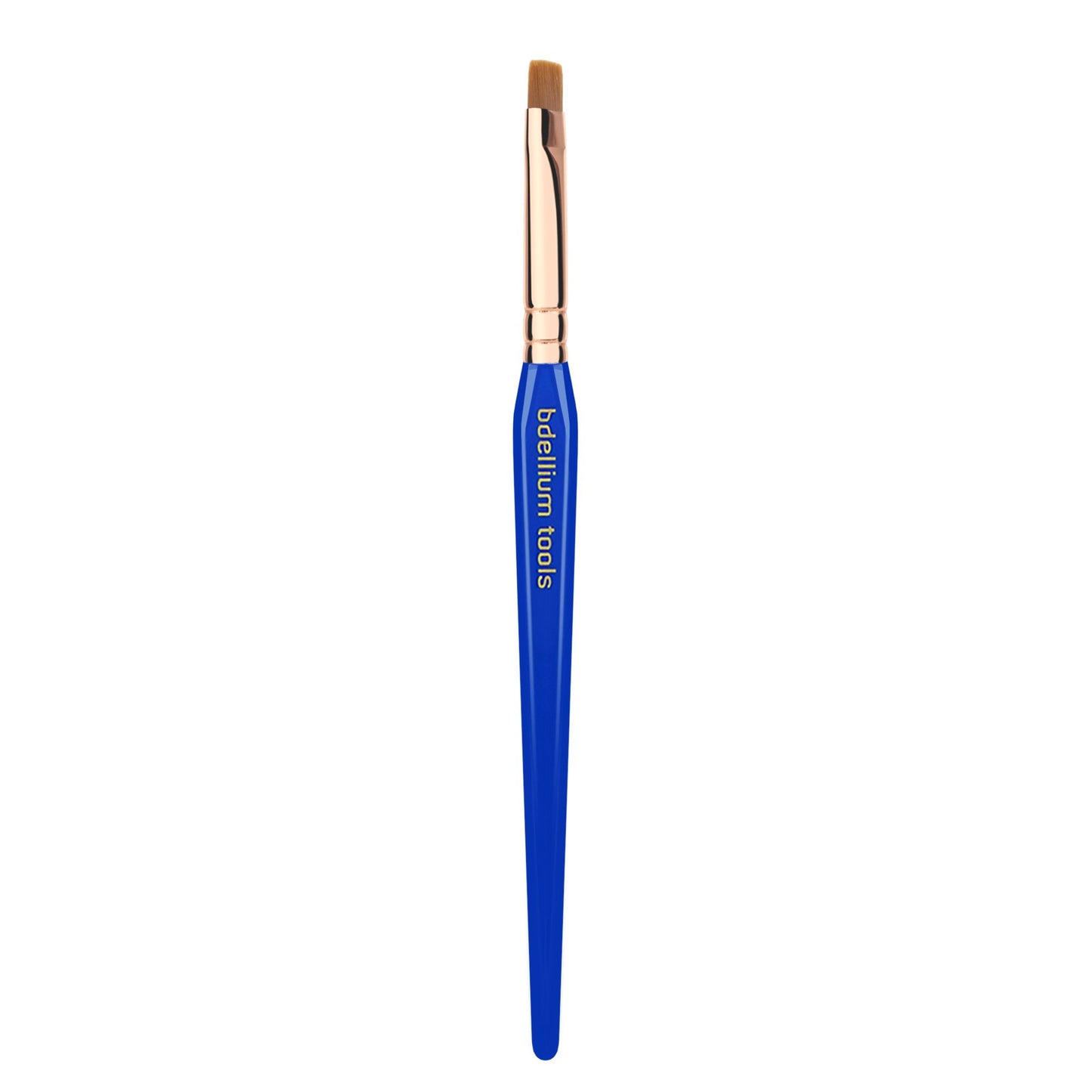Bdellium Tools Professional Makeup Brush - Golden Triangle 714 Flat Eye Definer - With All Vegan and Soft Synthetic Fibers, For Smooth Application