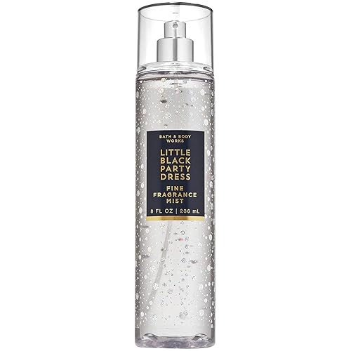 Bath & Body Works Little Black Party Dress Fine Fragrance Mist Spray 8 Fl Oz - 2019 Limited Edition Black Square Logo Bottle