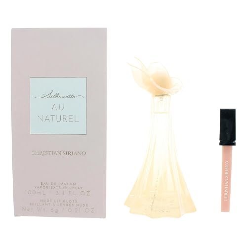 Christian Siriano Silhouette Au Naturel, 3.4oz EDP Spray Women with Lip Gloss