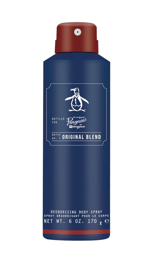 Original Penguin Original Blend Body Spray for Men - Body Spray Cologne, EDT, All Over Men's & Boys Mist with Notes of Bergamot, Lime & Musk - 6 fl oz Beauty & Personal Care Original Penguin