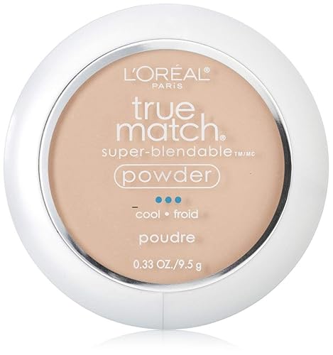 L'Oreal True Match Powder, Alabaster [C1], 0.33 oz (Pack of 2)