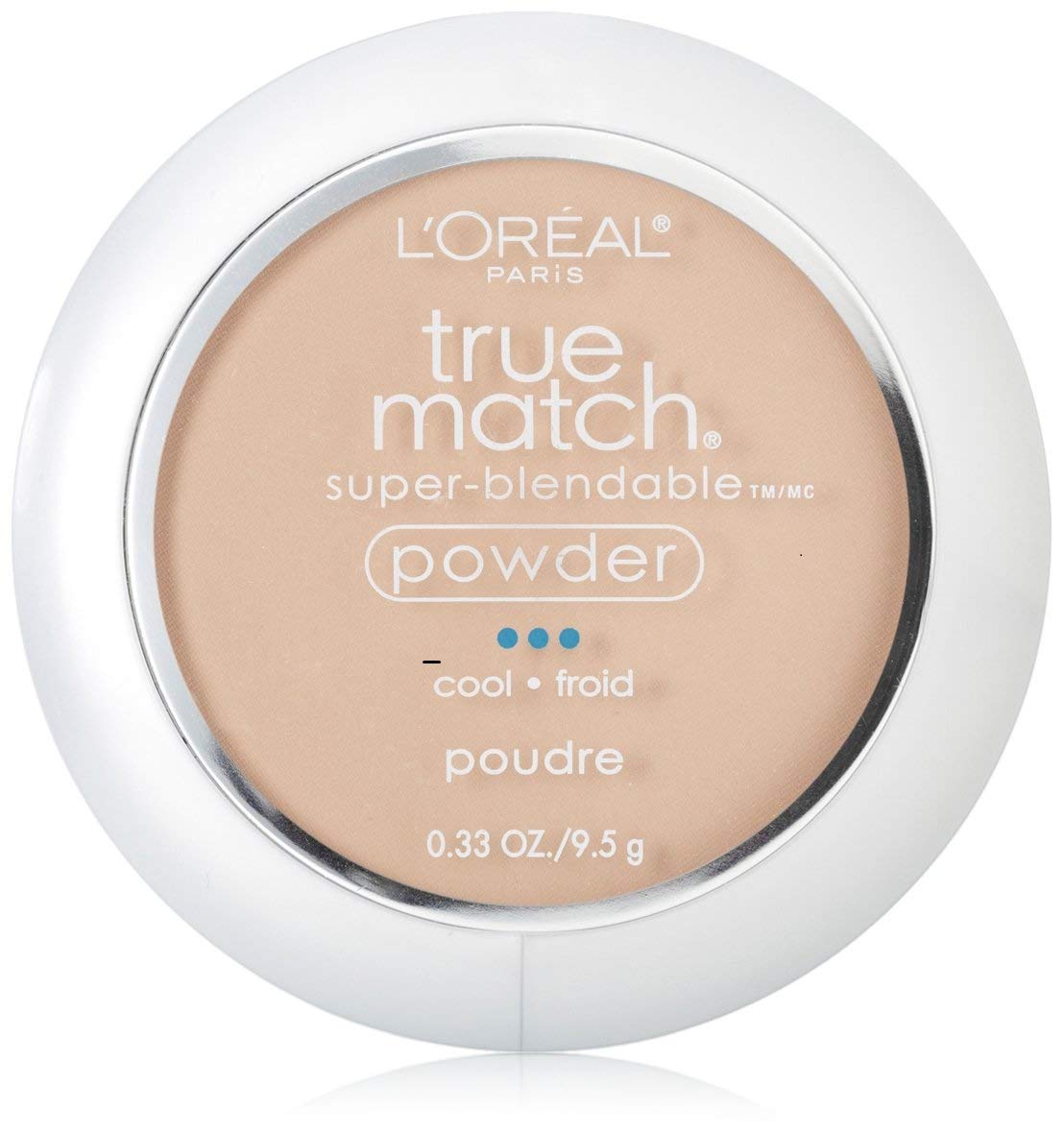L'Oreal True Match Powder, Alabaster [C1], 0.33 oz (Pack of 2)