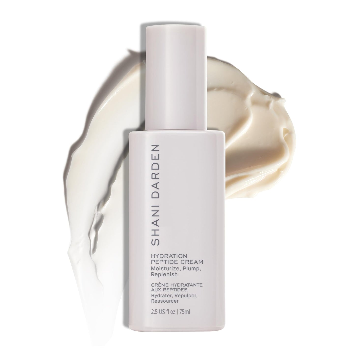 Shani Darden Hydration Peptide Cream, Oil-Free Face Moisturizer with Peptides, Squalane, Niacinamide & Ceramides for Normal to Dry Skin, Up to 72