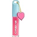 The Crème ShopTinted Lip Oil with Key Chain and Charm, Gloss Finish, Long Wear, Formulated with Jojoba Oil, Sunflower Oil to Hydrate and Plump Lips