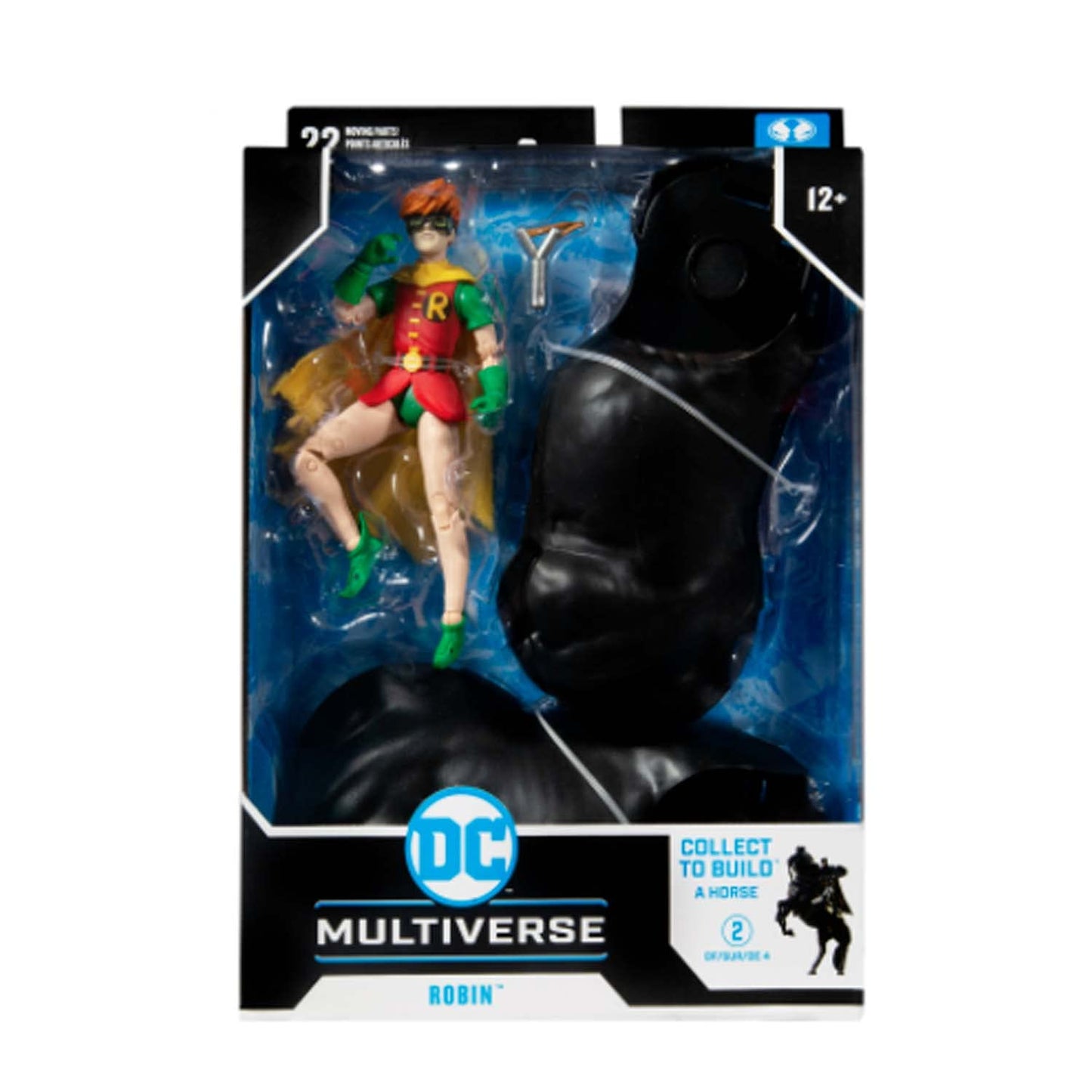 McFarlane Toys DC Multiverse The Dark Knight Returns Robin 7" Action Figure with Build-A Horse Parts & Accessories