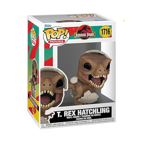 Funko Pop Movies: Jurassic Park Hatchling - Tyrannosaurus - T. Rex Hatchling - Collectable Vinyl Figure - Gift Idea - Official Merchandise - Toys…