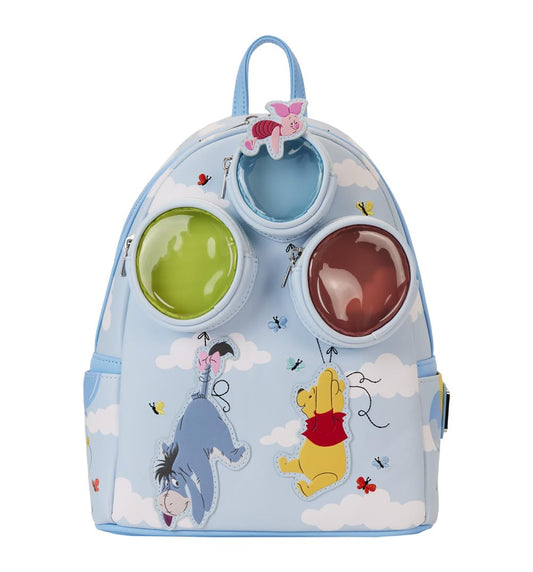 Loungefly Winnie the Pooh and Freiends Floating Balloons Mini Backpack | Disney Backpacks Standard