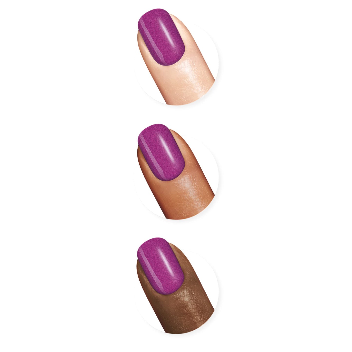 Sally Hansen Xtreme Wear Nail Polish | Streak-Free, Shiny Finish, Long-Lasting, Chip-Resistant, Opaque | Berry Bright | Bright Purple Nail Color Beauty & Personal Care Sally Hansen