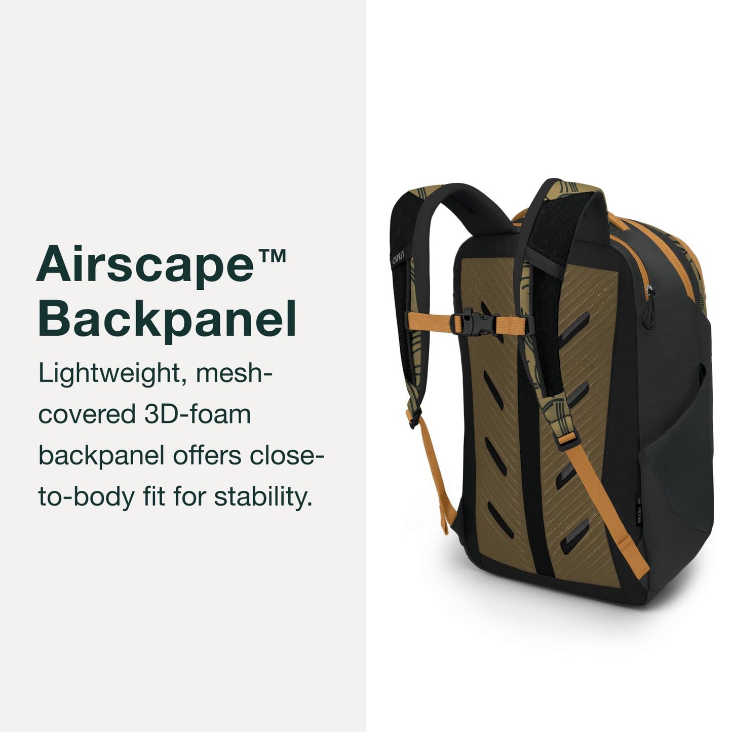 Osprey Proxima 30L Campus Laptop Backpack - Organized Everyday Pack with Tech Storage, Water Bottle Pockets, and Comfortable Carry - Perfect for School, Commute, and Travel, Firestarter Orange