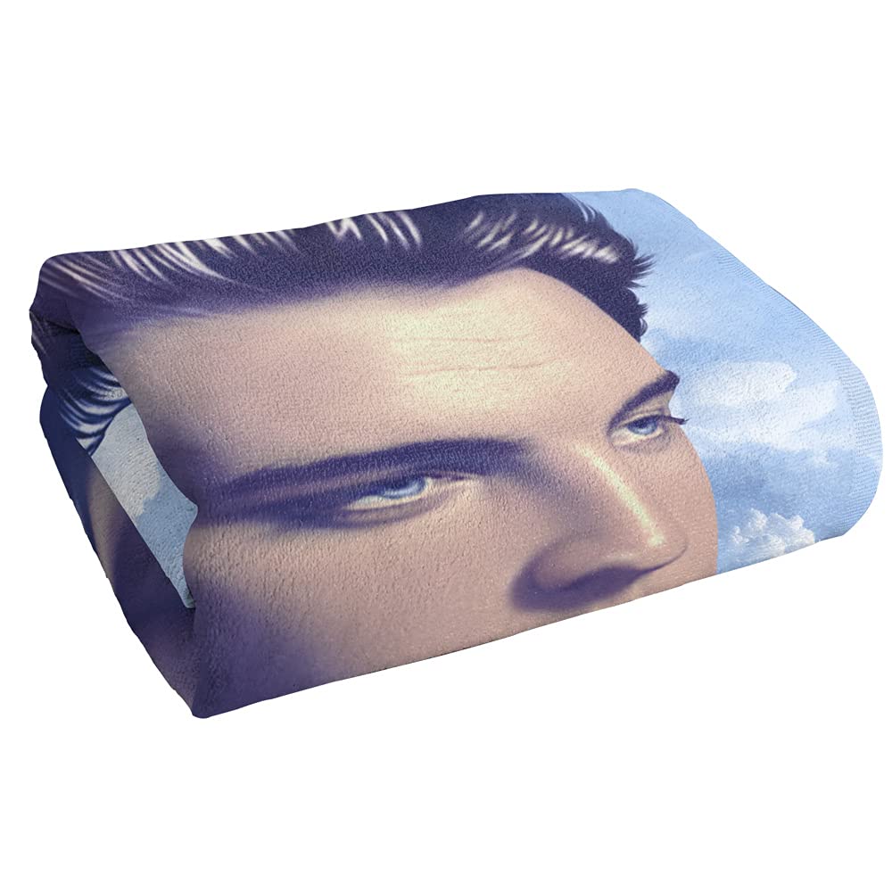 Trevco Elvis Presley Big Portrait Officially Licensed Beach Towel 30" X 60"