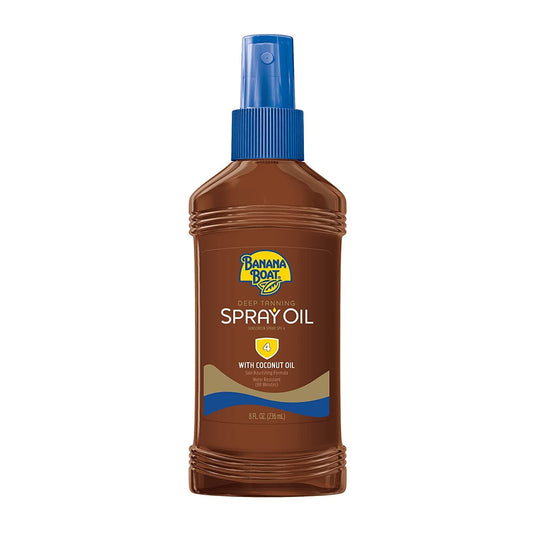 Banana Boat Deep Tanning Spray SPF 4, 8 Ounces each (1 Pack)