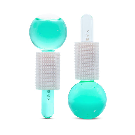 Satavi Naturals Beauty Ice Globes (Heat-Resistant & Freezer-Safe) Luxurious Facial Tools for Radiant Skin, Enhances Circulation to Tighten Skin