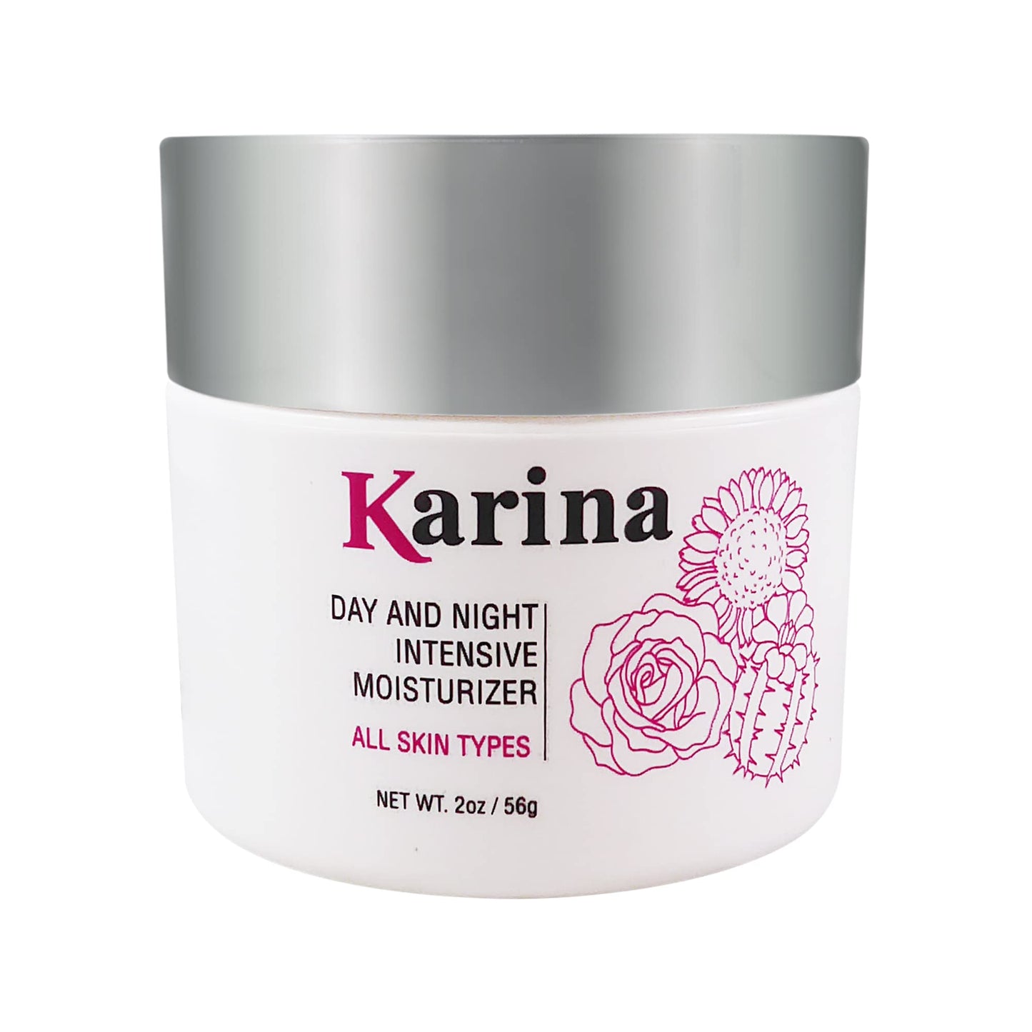 Karina Skincare - Day and Night Intensive Moisturizer Face Cream - Soothing Vitamin E Cream - Helps Calm, Hydrate & Restore - Daily Moisturizer