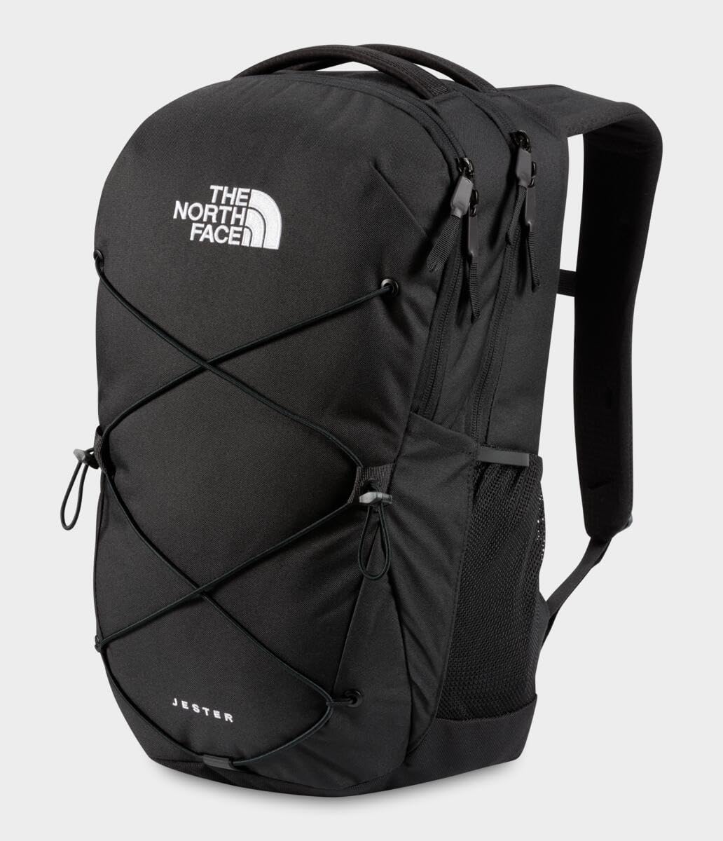 The North Face Jester Everyday Laptop Backpack - Commuter Daypack, Water Repellent, 16" Laptop Sleeve, TNF Black-NPF, One Size