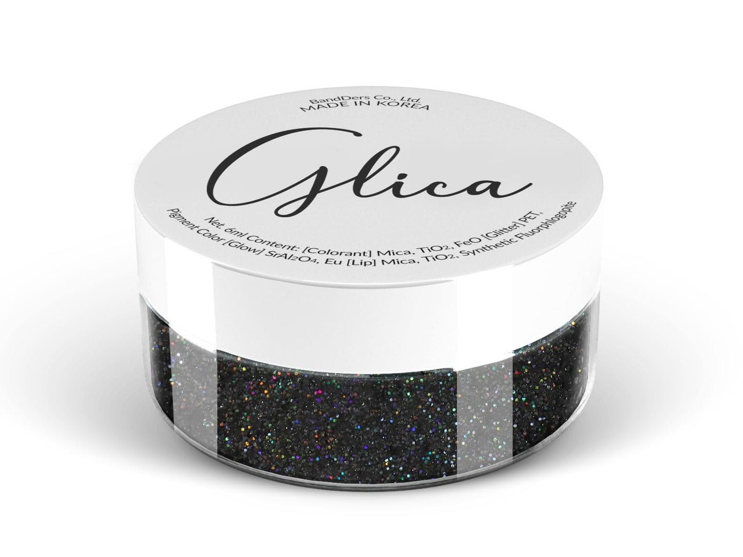 MARBLERS Glitter Mica Powder [Black Magic] 0.14oz (4g) | Glitter Mica | Highly Pigmented | Non-Toxic, Vegan, Cruelty-Free | Eyeshadow, Body Butter