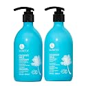Luseta Coconut Oil Shampoo and Conditioner Set - with Argan, Avocado & Almond Oil - Moisturizing, Frizz Control & Split End Repair Sulfate Free, Color