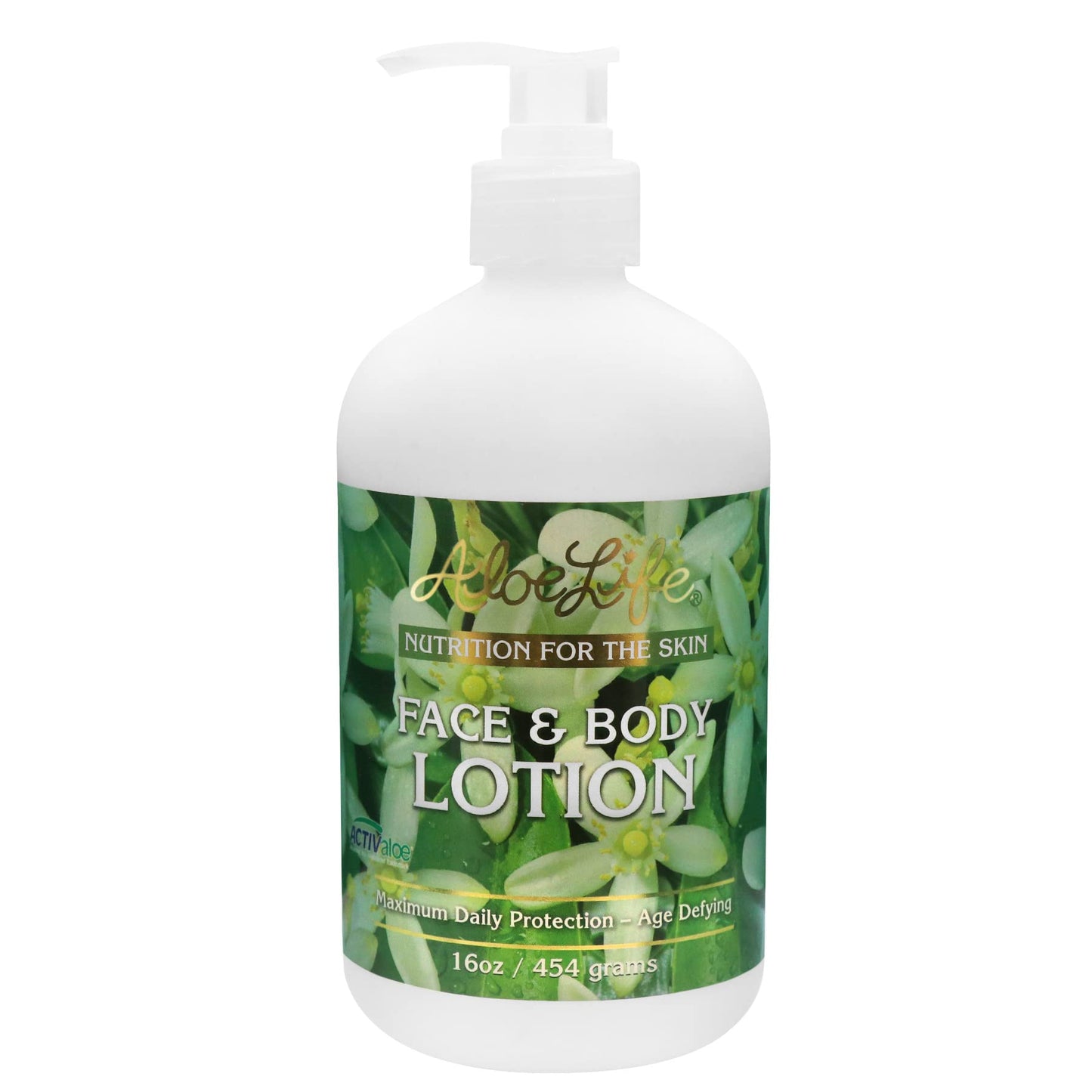 Aloe Life - Face & Body Lotion, Concentrated Formula, Hydrates Dry Skin, Contains Antioxidants, Minerals, & Herbal Extracts, Pleasant Grapefruit