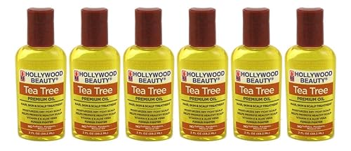 Hollywood Beauty Tea Tree Oil 2 Ounce (59ml) (6 Pack)