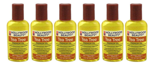 Hollywood Beauty Tea Tree Oil 2 Ounce (59ml) (6 Pack)