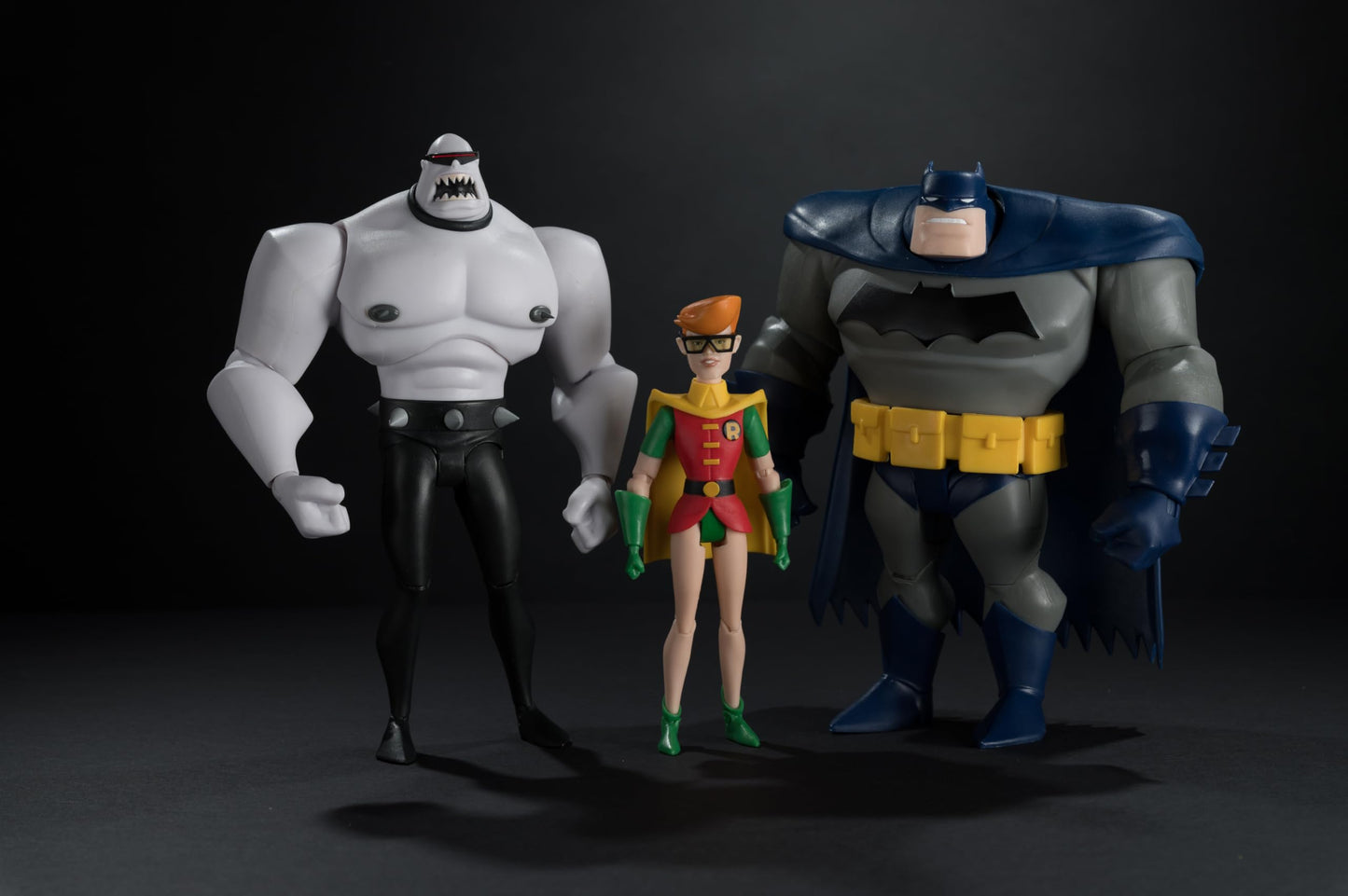 McFarlane The New Batman Adventures Batman Mutant Leader & Robin 3-Pack (Legends of The Dark Knight) Gold Label Toys