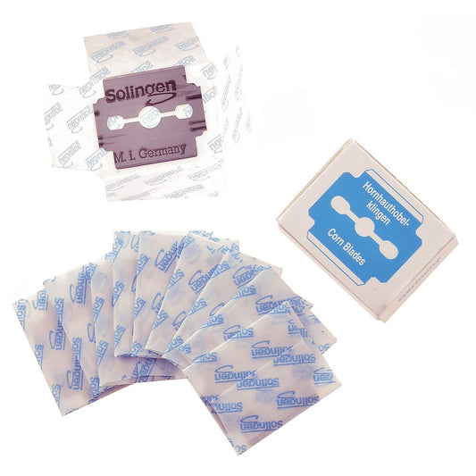 Camila Solingen CS23 Spare Blades (10 Pack) for Corn Plane/Foot Callus Remover. Hard Skin Heel Shaver Rasp Pedicure Cutter Kit for Feet. Made Beauty & Personal Care Camila Solingen