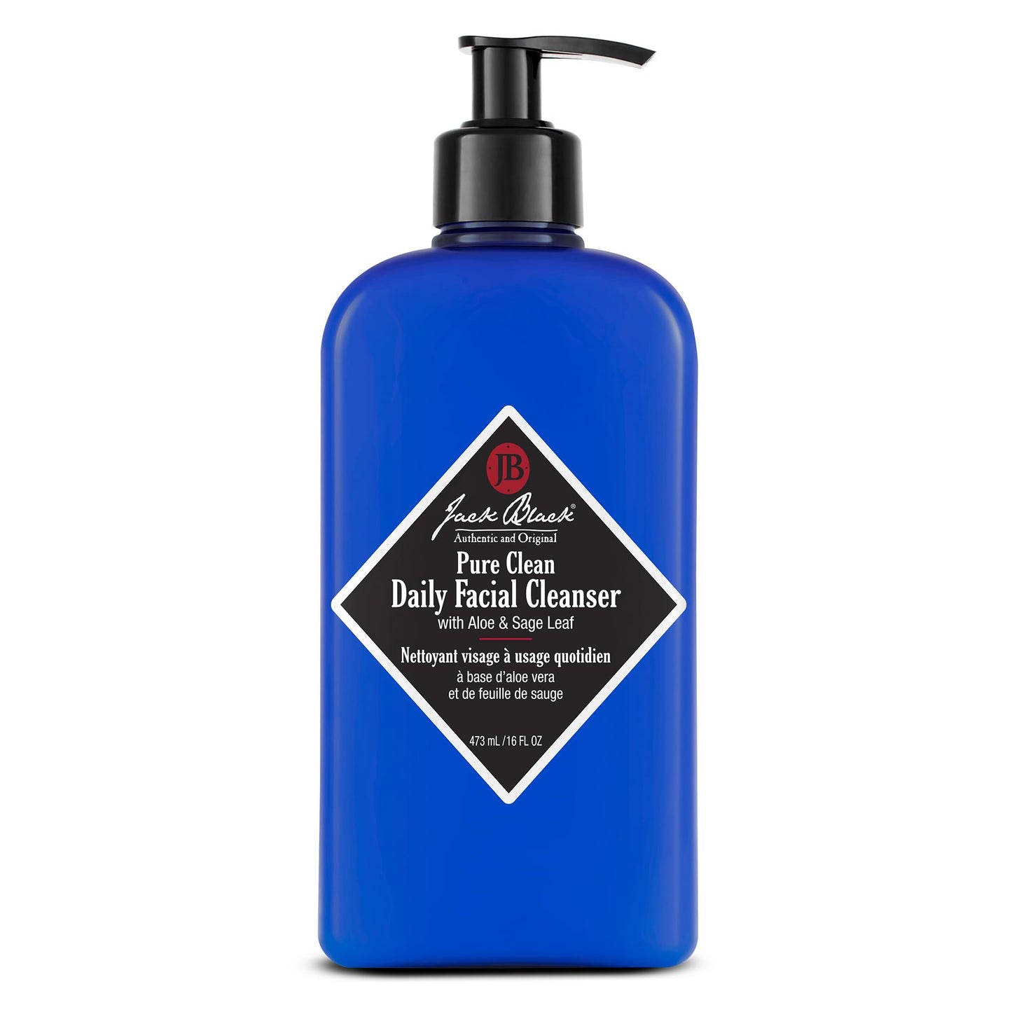 Jack Black Pure Clean Daily Facial Cleanser for Men - Mens Face Wash, Jack Black Face Wash Men's, Face Wash for Men, Face Cleanser for Men, 2-in-1