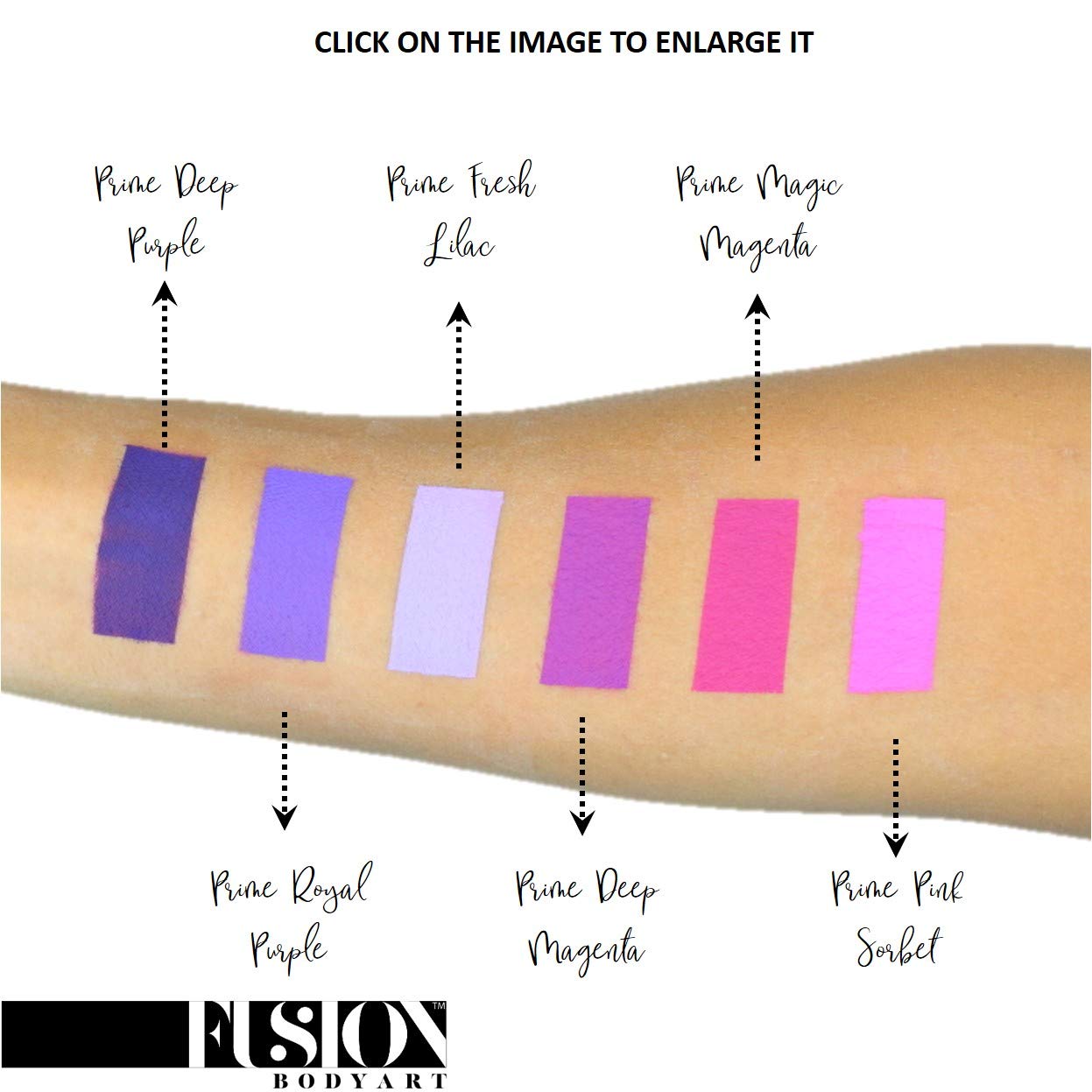 Fusion Body Art Pro Face Paint | Prime Royal Purple (32gm), Professional Quality Water Activated Face and Body Paint Supplies Single Makeup Cake