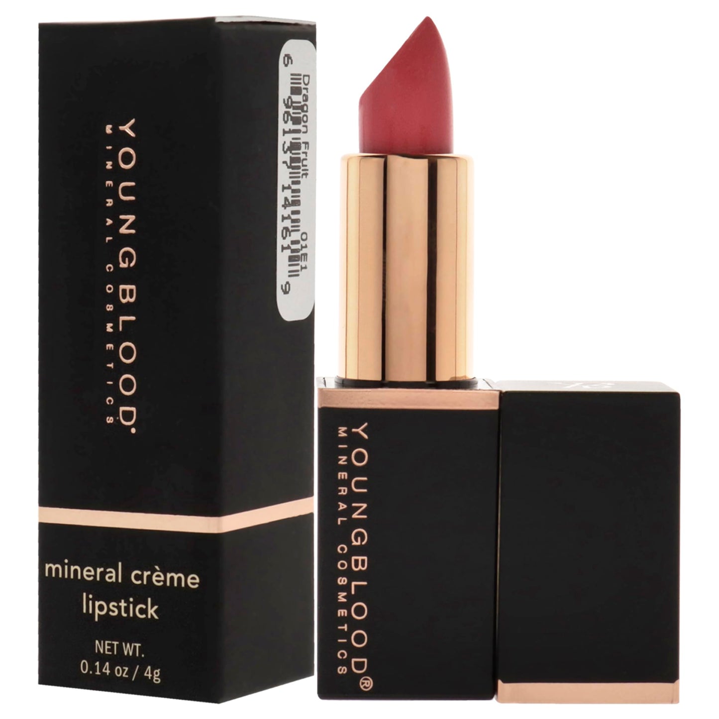 Youngblood Mineral Creme Lipstick - Dragon Fruit for Women - 0.14 oz Lipstick