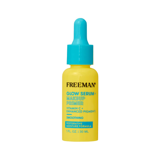 Freeman Glow Booster Serum + Makeup Primer, Lightweight Hydrating Face Serum, Face Primer For Long Lasting Makeup, Infused With Vitamin C, Brightens