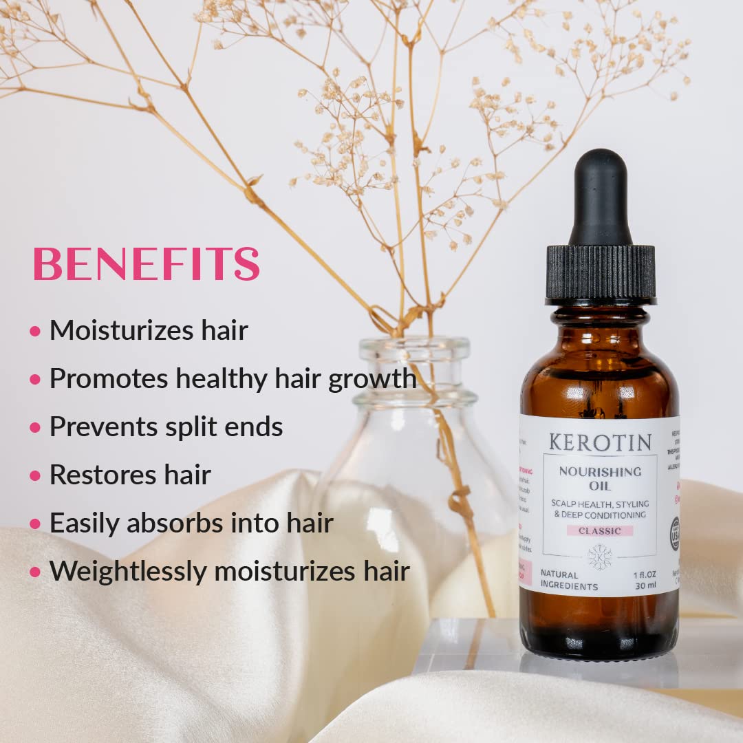 Nourishing Hair Oil -Nine natural organic oils blended with Argan Oil. Repairs Damage, Controls Frizz, Eliminates Split Ends & Smoothens Skin